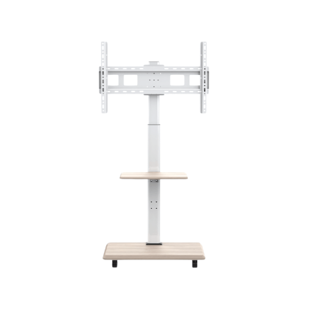 ขาตั้งทีวี MOKKOI HOME รุ่น KM-ZX1600B-WHITE สำหรับทีวีขนาด 32-65 นิ้ว ปรับหมุนจอได้ ดีไซน์มินิมอล_0